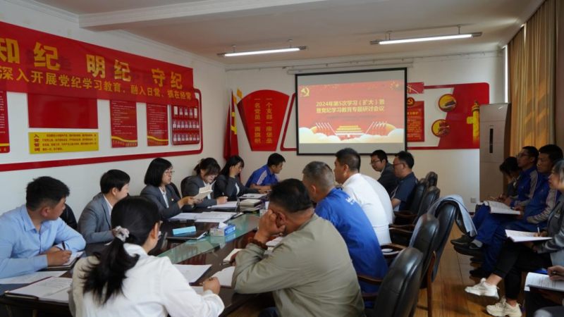 物產(chǎn)汽貿(mào)公司黨支部召開2024年第五次學(xué)習(xí)（擴大）會暨&ldquo;知敬畏、存戒懼、守底線&rdquo;專題研討會議
