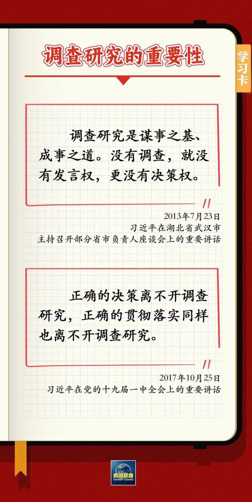學習卡丨如何深入調查研究？跟總書記學習&ldquo;五字訣&rdquo;