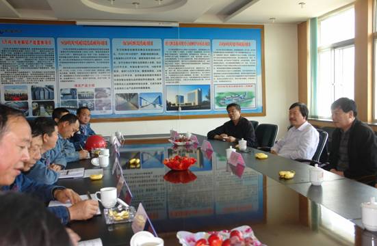 劉崇珩、馮志洪蒞臨青海物產(chǎn)北川工業(yè)物流園參觀